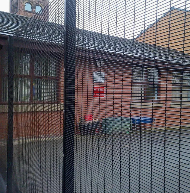 Rigid Welded Wire Mesh Panels for Prison, Military, and Critical Infrastructure Perimeter Protection